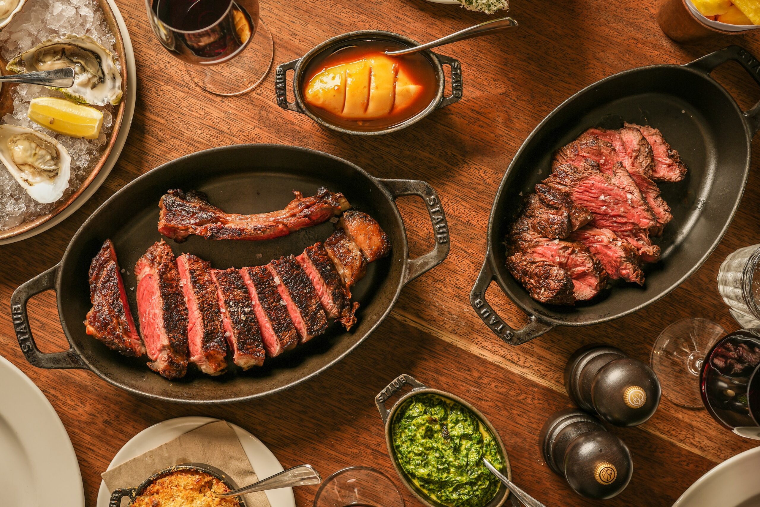 Hawksmoor sharing steaks