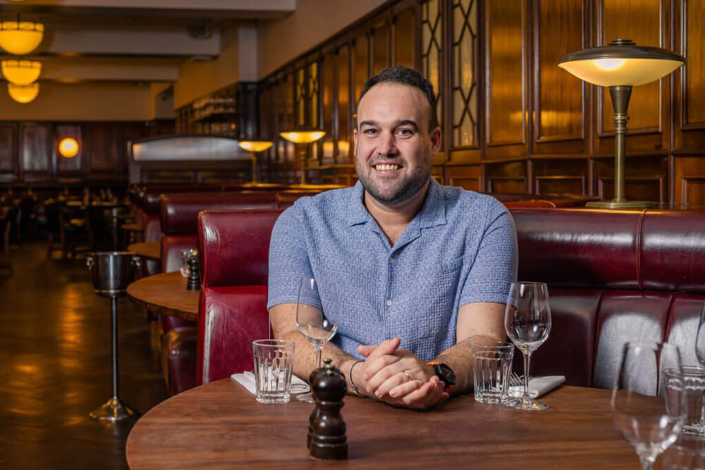 Sergio Canalejo, assistant bar manager at Guildhall, London