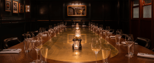 Hawksmoor canary wharf private dining
