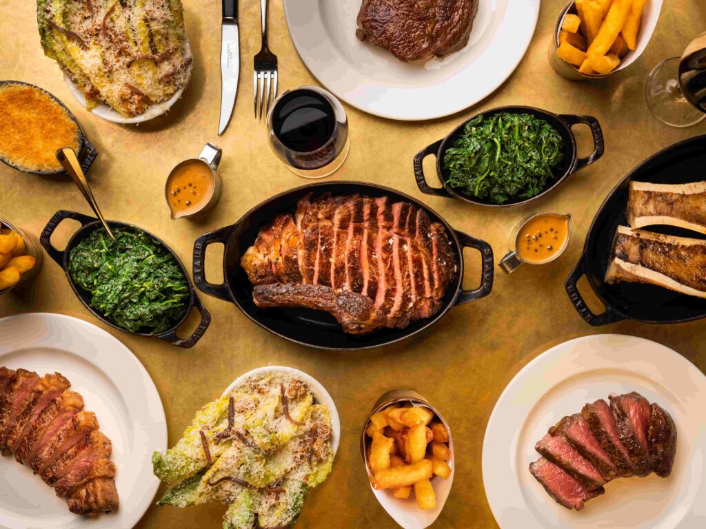 Sharing Steak with sides