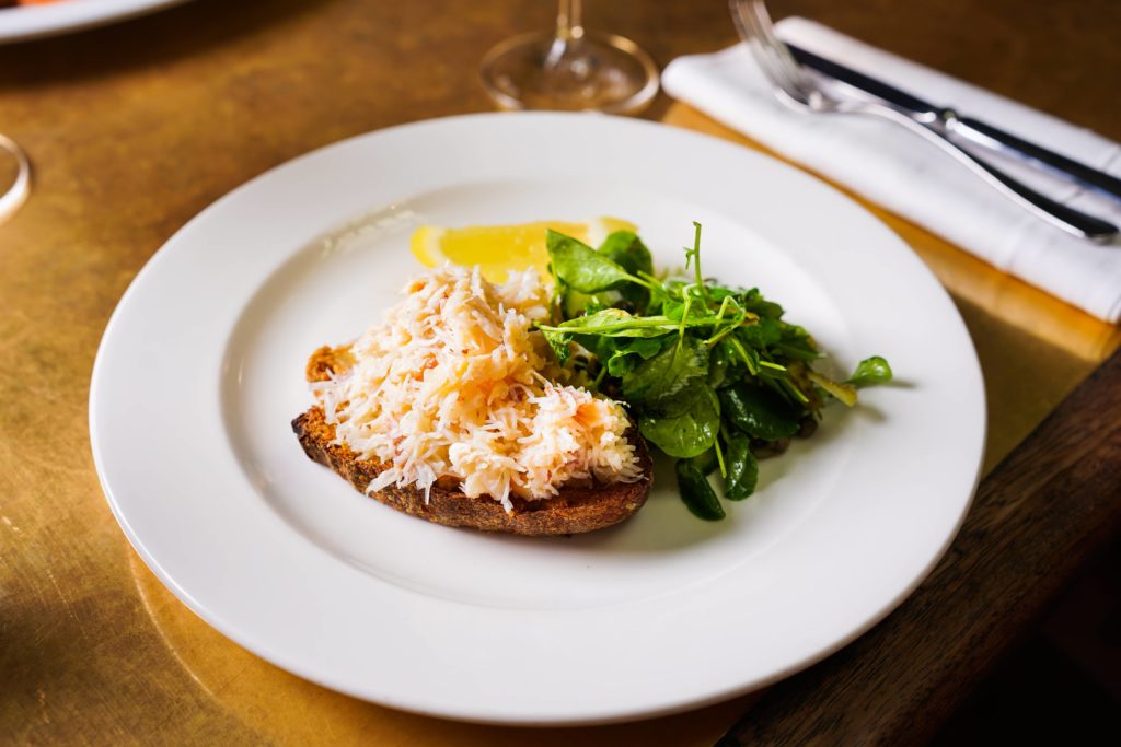 Crab on Toast