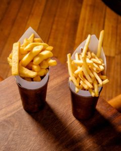 Beef dripping chips and fries