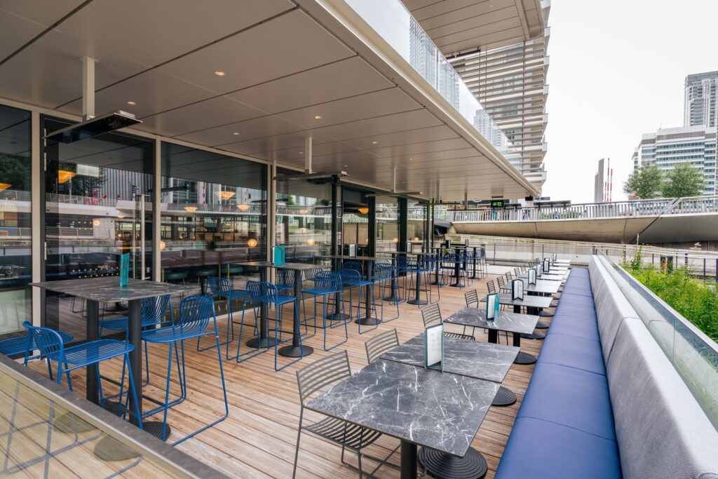 Hawksmoor Bar Wood Wharf Terrace