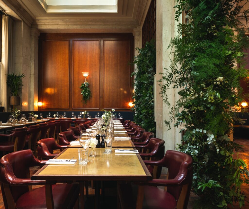 Weddings - Edinburgh 4 Tellers Private Dining Room at Hawksmoor Edinburgh