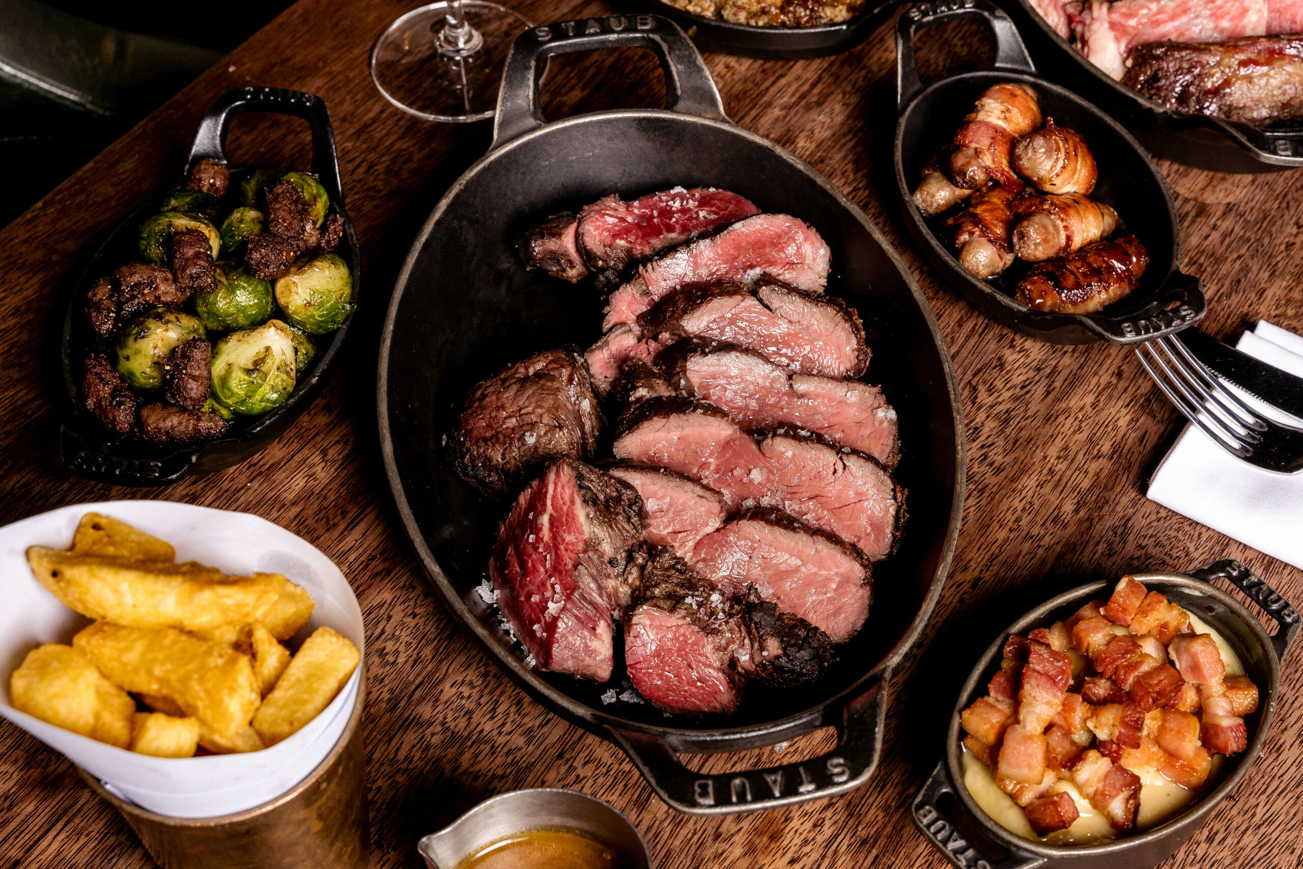 Christmas at Hawksmoor - sharing steak