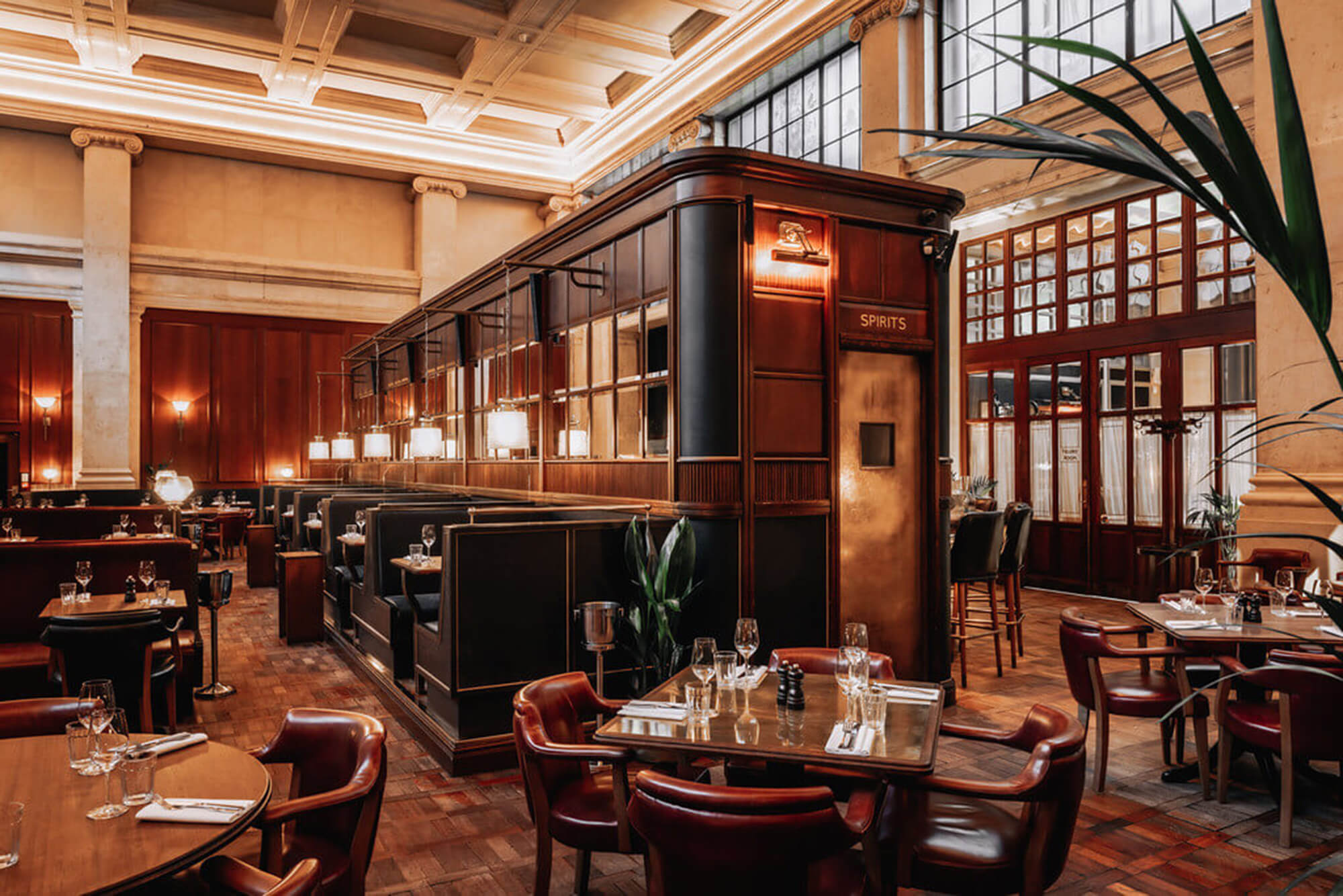 hawksmoor edinburgh dining room view