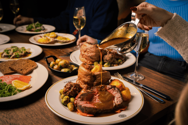 St Pancras 17 Sunday Roast at Hawksmoor St Pancras