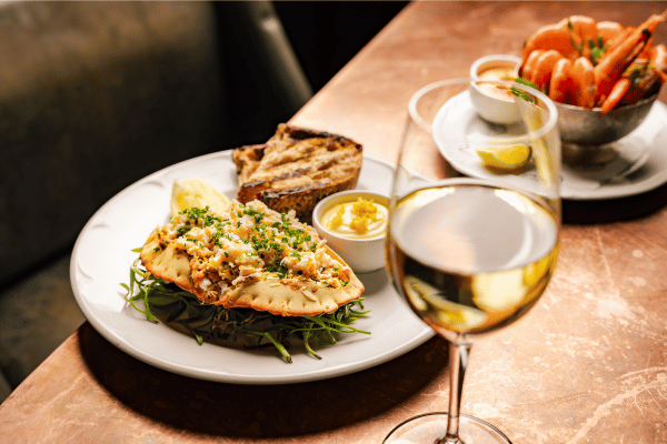 St Pancras 16 Lunch at Hawksmoor St Pancras