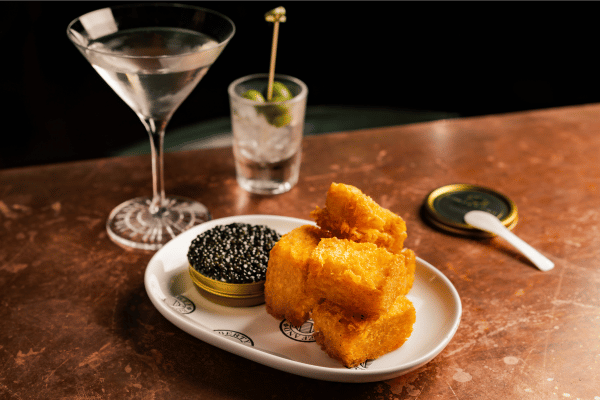 Martini Bar 11 Bar snacks at St Pancras